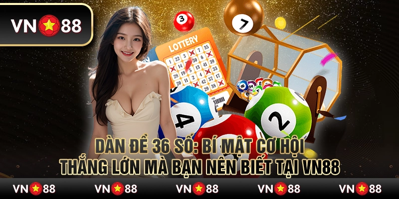 Dàn đề 36 số - Bí mật cơ hội thắng lớn mà bạn nên biết tại VN88 4 Dàn đề 36 số - Bí mật cơ hội thắng lớn mà bạn nên biết tại VN88